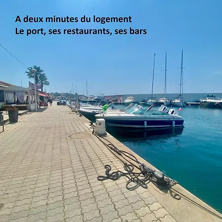 T2 Santa Lucia, Terrasse Jardin, Clim Et Wifi Saint-Raphaël