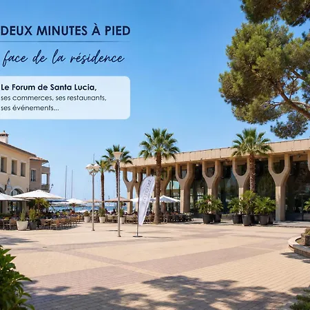 Apartmán T2 Santa Lucia, Terrasse Jardin, Clim Et Wifi *